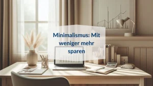 Minimalismus Geld sparen